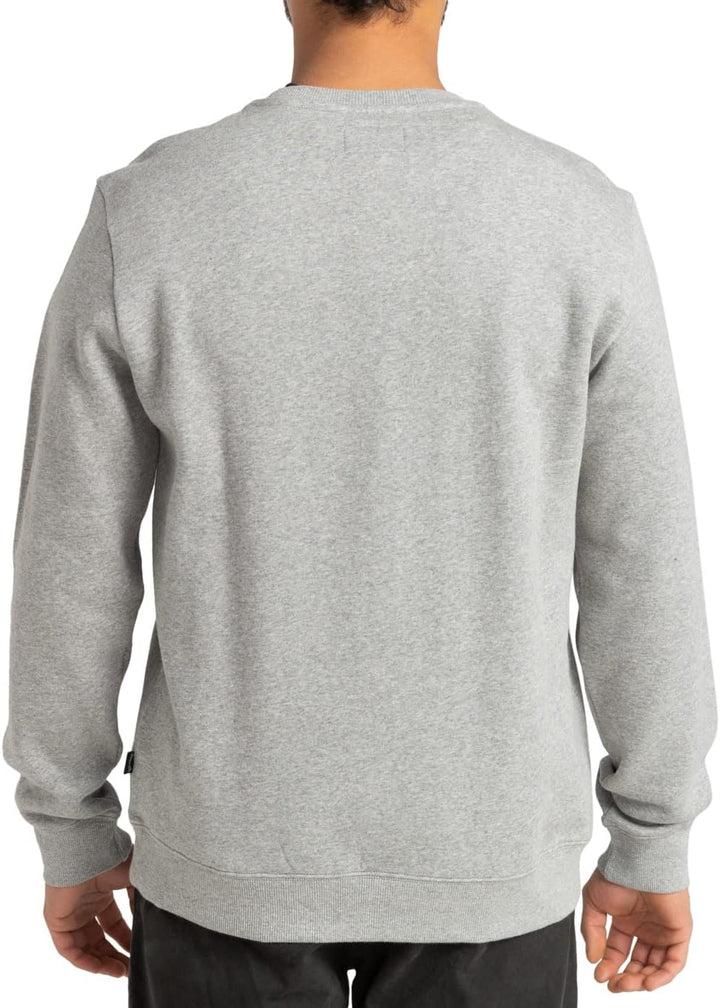 Billabong Herren Arch Cr Sweatshirt (1er Pack) S Grey Heather, S Grey Heather