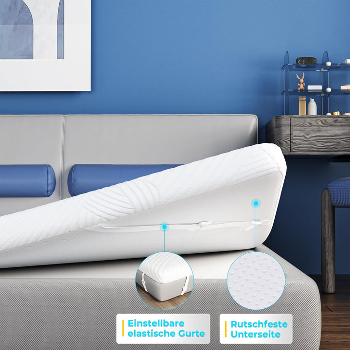 Matratzen Topper 180x200cm Memory Foam - CloudÉtoile Bequeme Matratzentopper 5cm Visco-Schaum Ergono