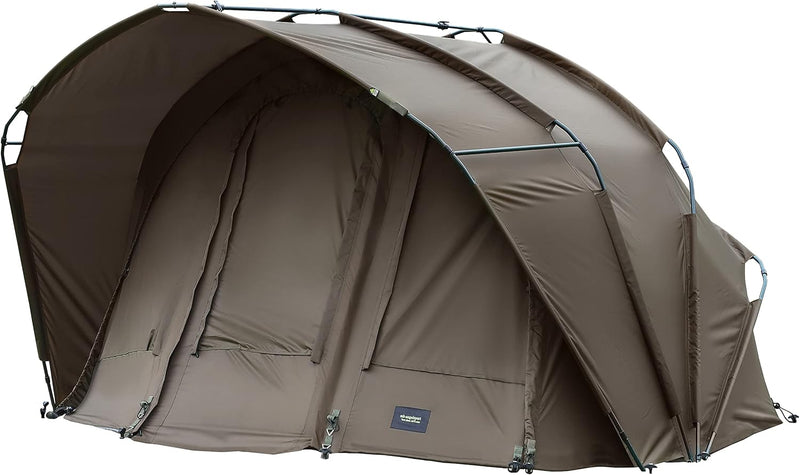 MK-Angelsport 1-2 Personen Karpfenzelt Angelzelt Bivvy Fort Knox 2.0 Anglerzelt - 160cm hohe Innenka