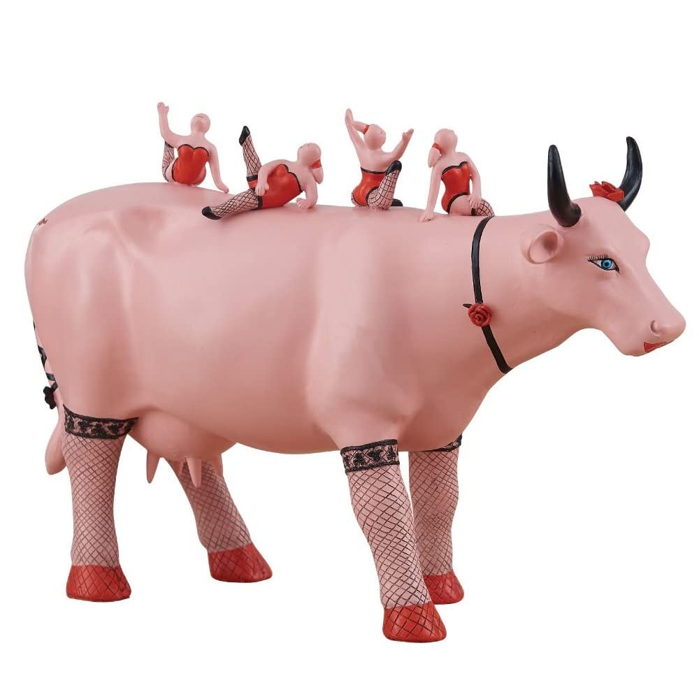 CowParade Cow - Addicted to Love (XL) Resin, 38 x 24 cm
