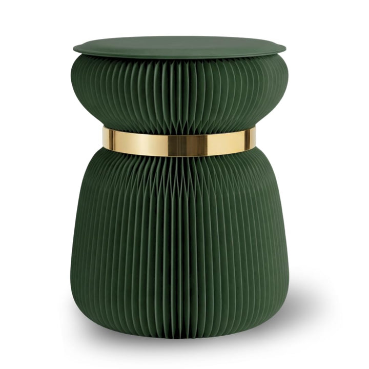 Papierhocker Klapphocker faltbar aus Papier Ø 32x42cm Klappstuhl Hocker klappbar | moderner Beistell