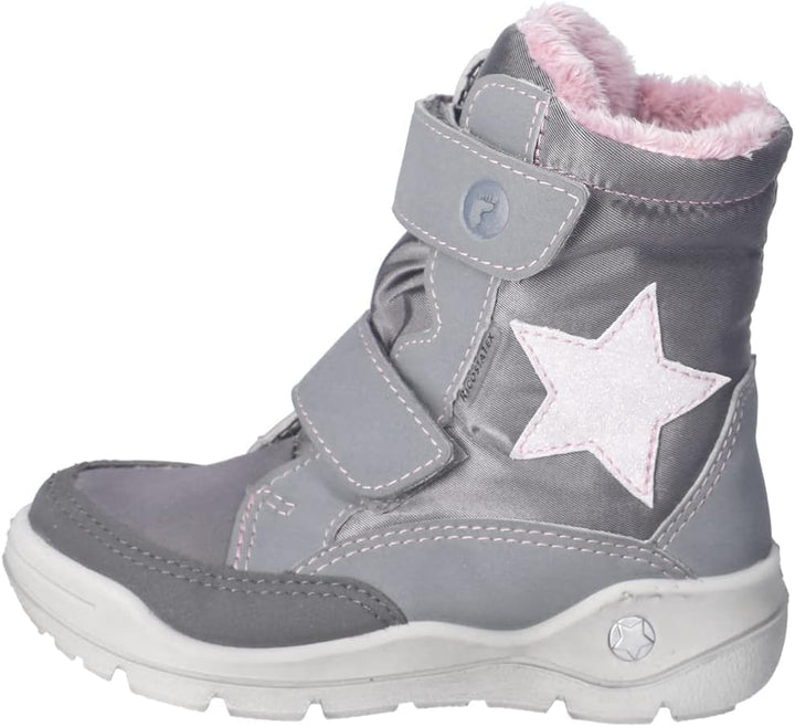 RICOSTA Mädchen Winterstiefel LAIZA | Kinder Boots | WMS:Mittel | RicostaTEX 27 EU Grau 460, 27 EU G