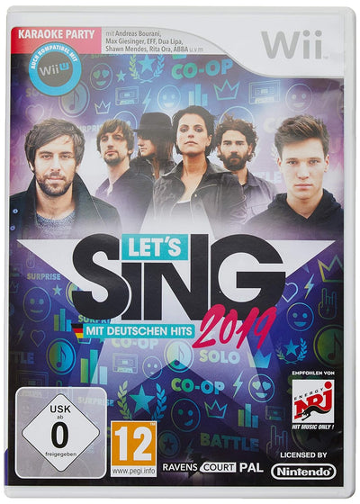 Let's Sing 2019 mit deutschen Hits [+ 2 Mics] (WII) Nintendo Wii Standard + 2 Mics, Nintendo Wii Sta