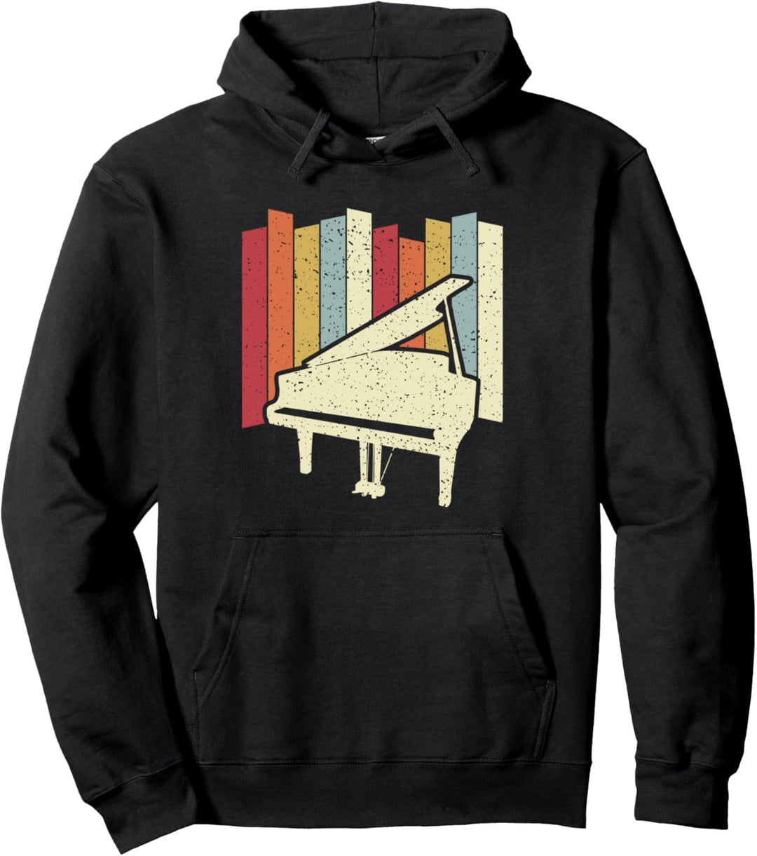 Piano Keyboard Musiker und Pianist Pullover Hoodie