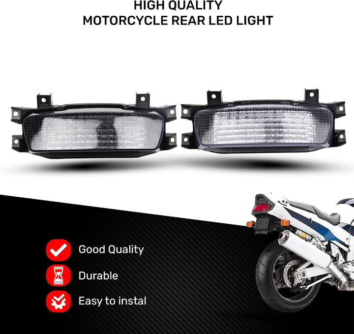 avdb-moto LED-Bremslicht mit integrierten Blinker kompatibel mit Suzuki Gsxr 600, 750, 1100 1993/199