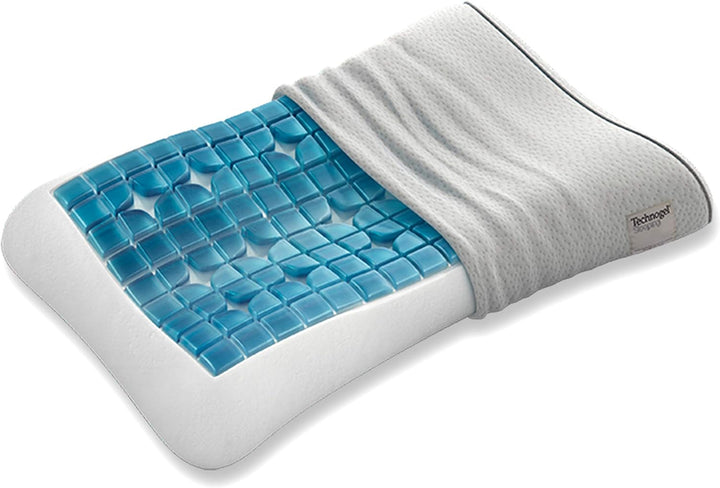 Technogel Original Anatomic Curve Kopfkissen, Höhe 9cm, Weiss 9 cm Höhe, 9 cm Höhe