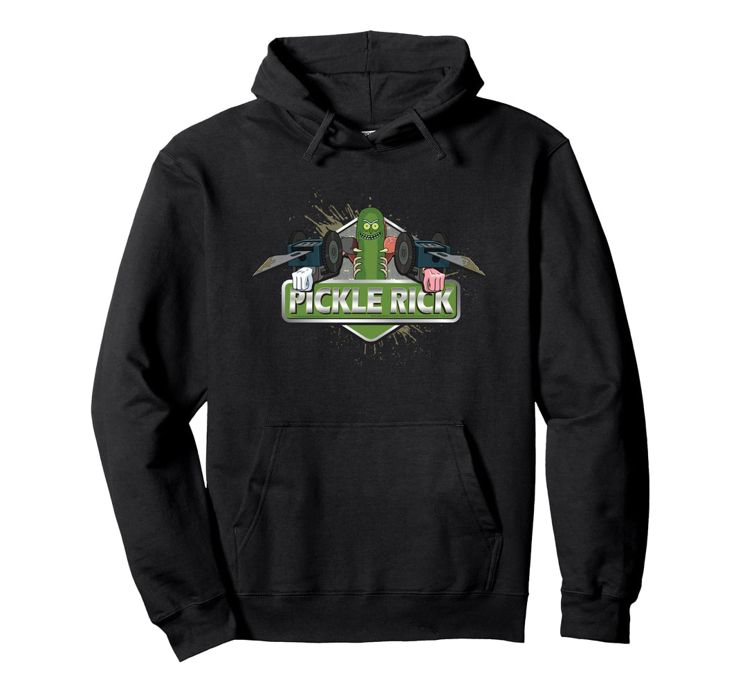 Rick and Morty Pickle Rick Pullover Hoodie