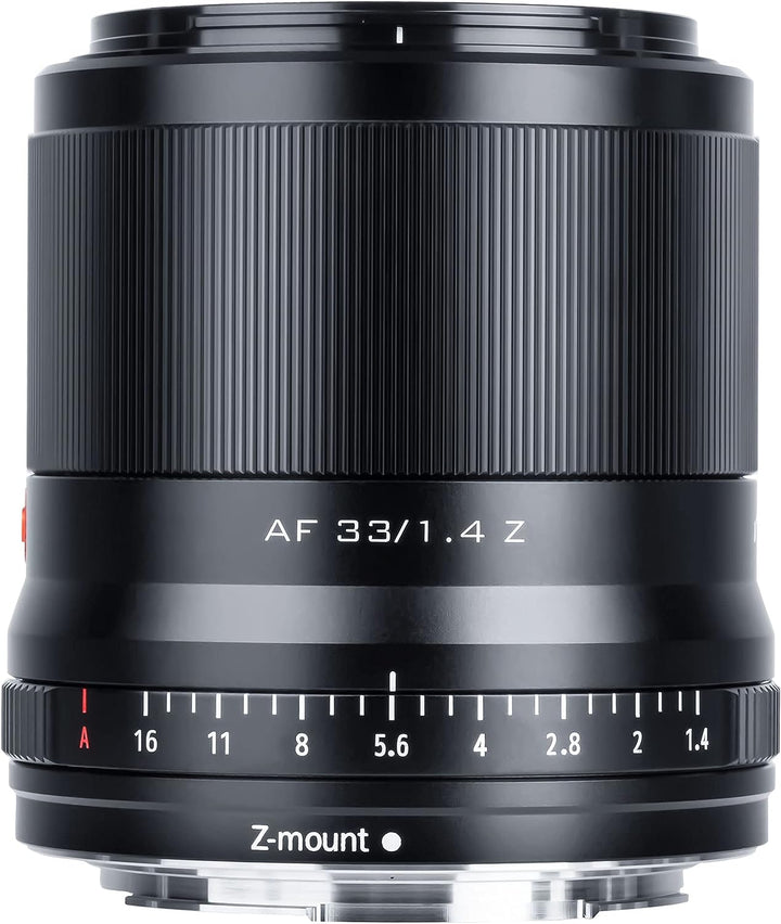 VILTROX 33mm F1.4 Z-Mount Objektiv APS-C Autofokus Grosse Blende Prime-Objektiv Weitwinkel-Unterstüt