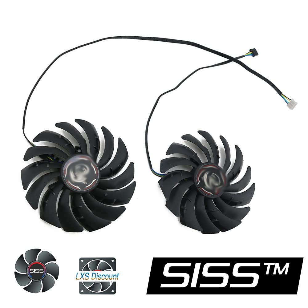 Lüfter Set 95MM PLD10010B12HH für MSI GeForce RTX 2070 Gaming X 8G, GeForce RTX 2070 GAMING Z 8G Vid