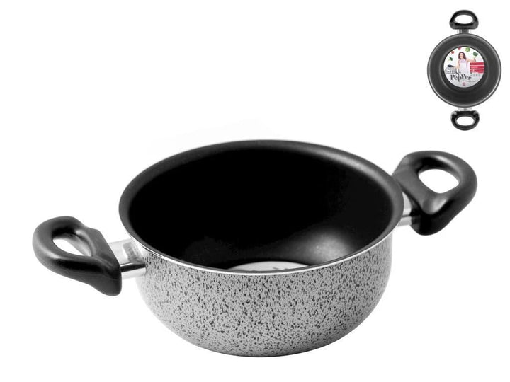 Home Salt Peper Auflauf 2 Griffe Antihaft-Salzpfeffer 16 cm Kochtopf, Material, Multicolor