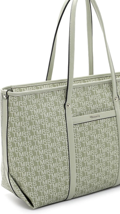 Tamaris Shopper Grace 31439 Damen Handtaschen Print Einheitsgrösse Sage 970, Einheitsgrösse Sage 970