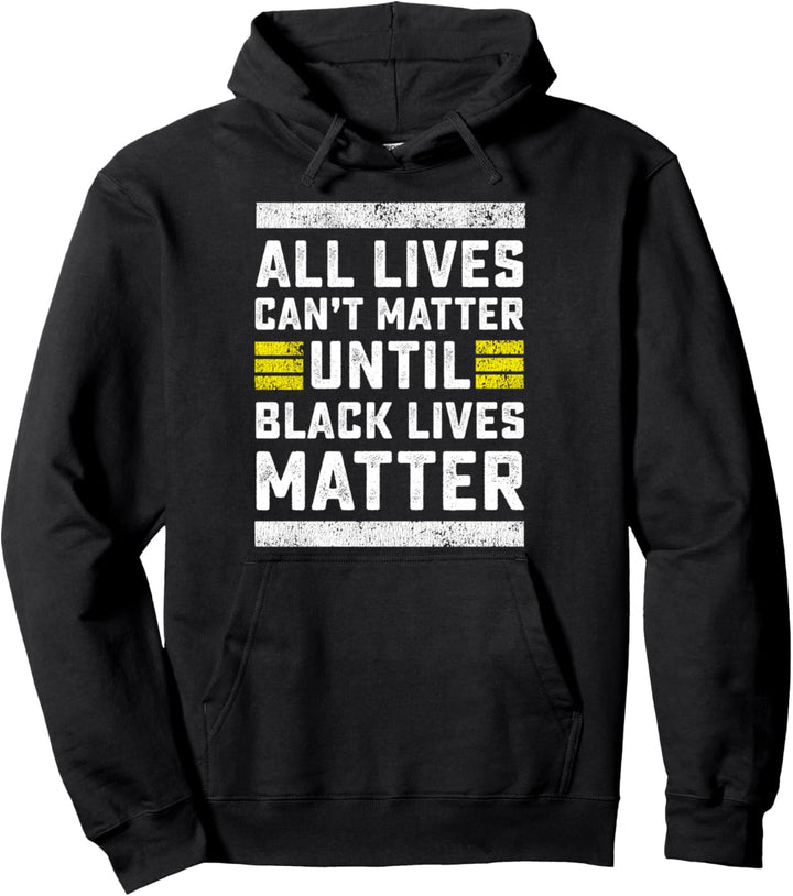 Schwarze Leben zählen Pullover Hoodie