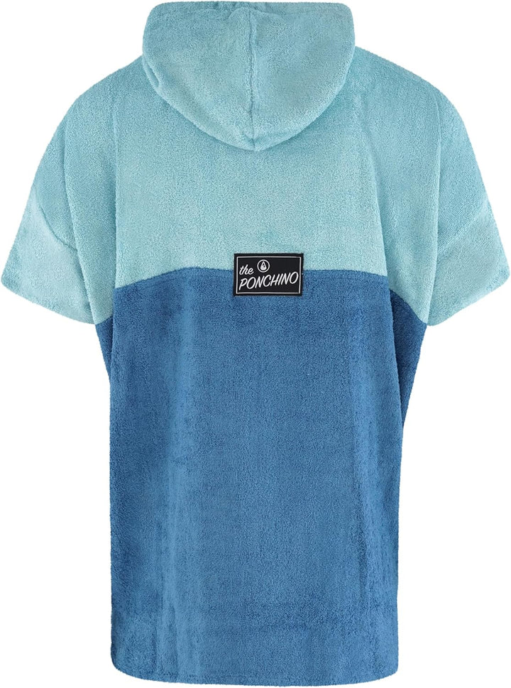 WAVE HAWAII Surfponcho für Körpergrössen von 90-120 cm Poncho ÖKO Baumwolle Umkleidehilfe für Schwim