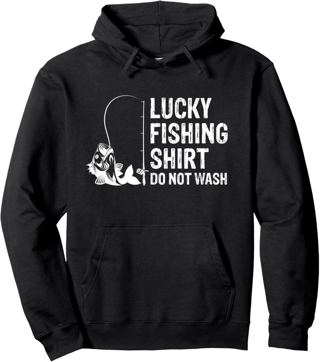 Lustiges Angelhemd für Männer Glücks Pullover Hoodie
