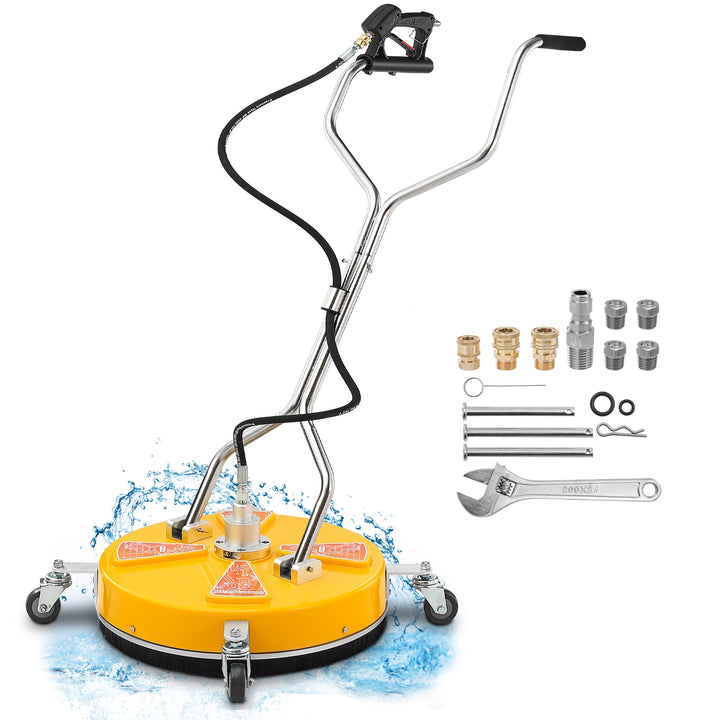 Tool Daily Flächenreiniger für Hochdruckreiniger 50 cm (20 Zoll), Bodenreiniger mit 4 Rädern &amp; 2 Gri