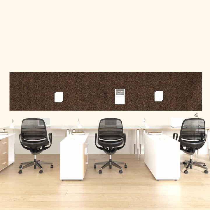 Korkrolle braun 1000 x 100 cm als Pinnwand oder Wandverkleidung aus Kork und Gummi, Braun 1