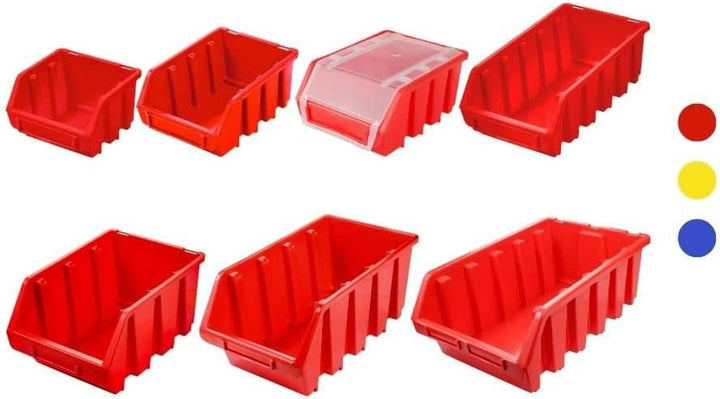 PROREGAL SuperSparSet 40x Sichtlagerbox 4 | HxBxT 15,5x20,4x34cm | Gelb | Sichtlagerbehälter Sichtla