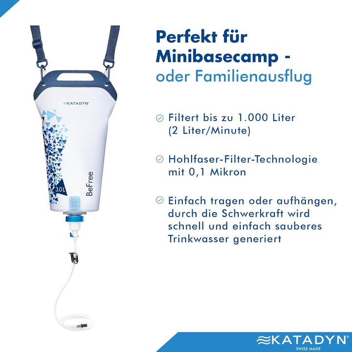 Katadyn BeFree Gravity Wasserfilter 3.0 Liter