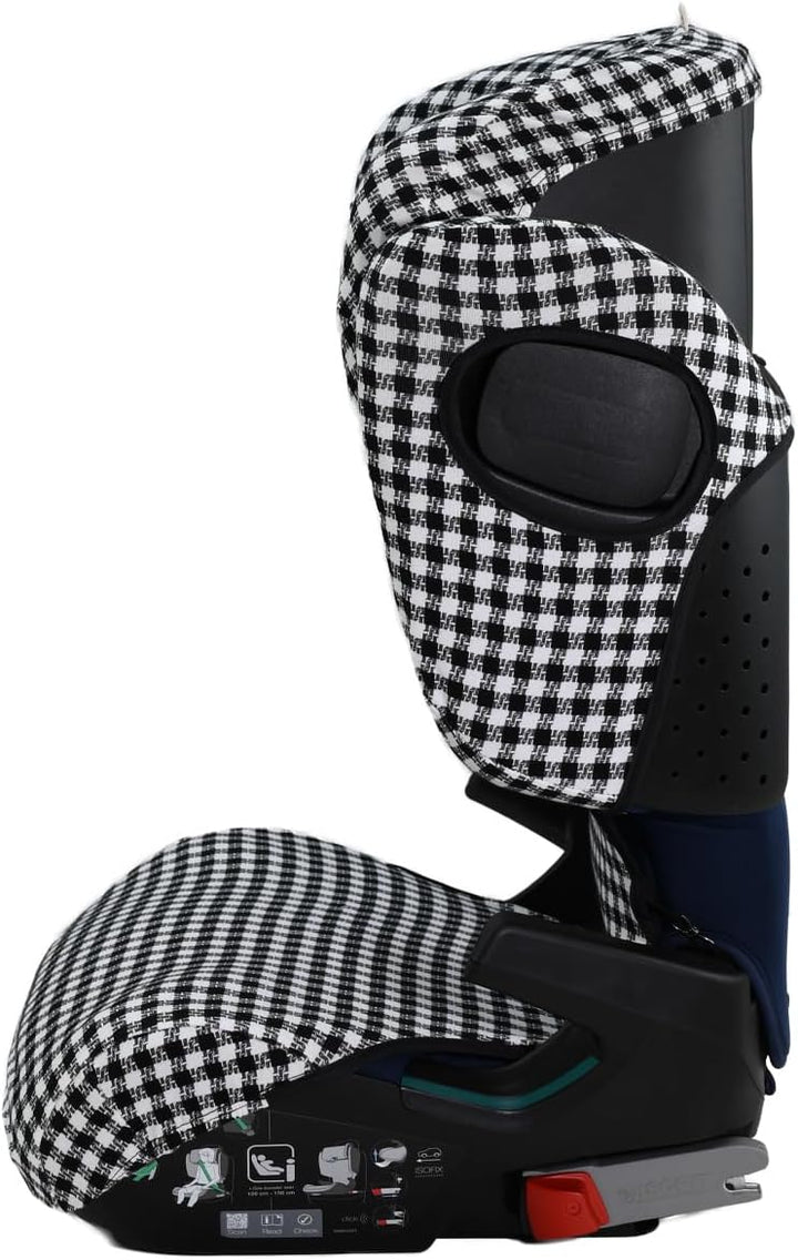 JYOKO KIDS Schutzhülle kompatibel mit Romer Kidfix (Romer Kidfix M I-SIZE, Vichy)