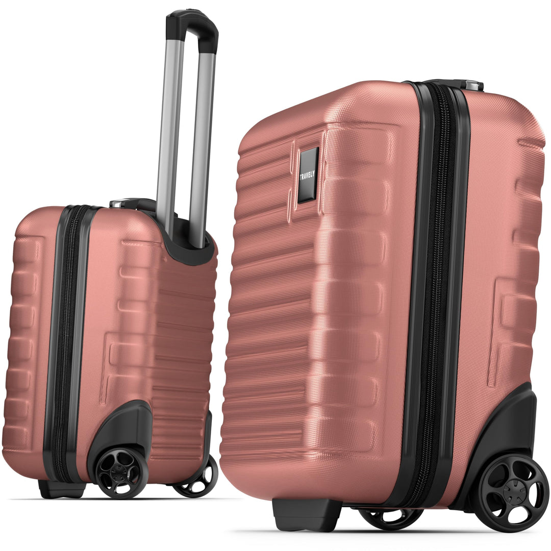 Travely Premium Handgepäck Koffer 40x30x20cm - passend für Ryanair, Lufthansa, Eurowings und co. I 2