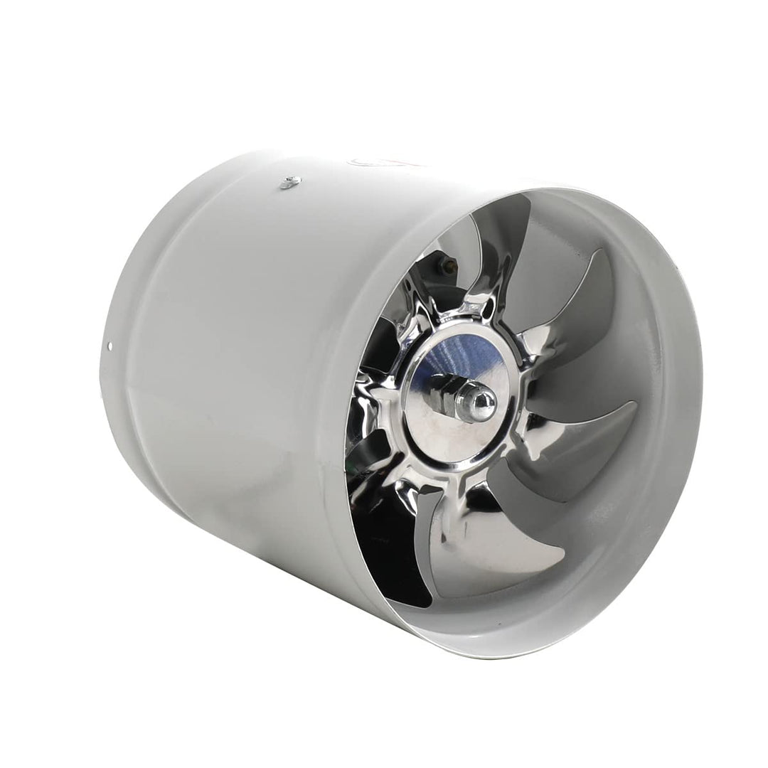 ECUTEE Rohrventilator 150mm Abluftventilator 6 inch Luftabsauger Abluft Zuluft Inline-Rohrlüfter Hoh