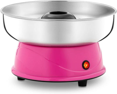 Royal Catering-RCZK - Mini-Zuckerwattemaschine Zuckerwattegerät - 420 W - 28,5 cm breit - Pink + Gra