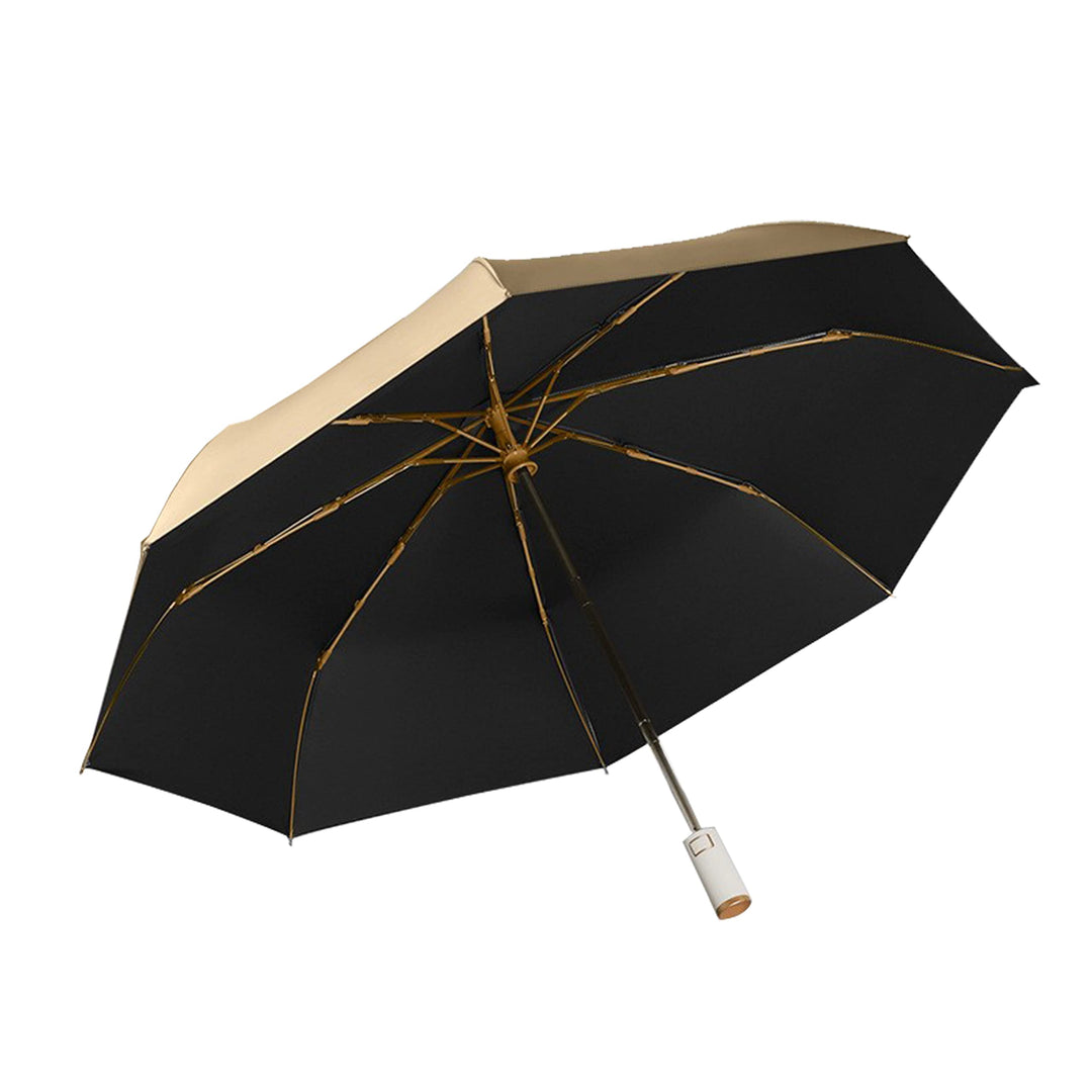 erised's bifrost Regenschirm mit automatischer Öffnung, ergonomischem Griff, Goldbeschichtung gegen