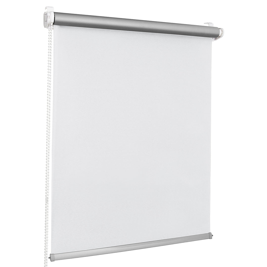 ROLLMAXXX Thermo Verdunkelungsrollo Klemmfix ohne Bohren (110 x 150 cm, Weiss) 110 x 150 cm Weiss, 1