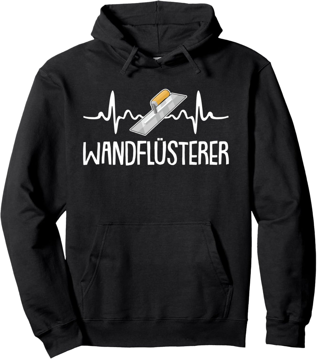 Stuckateur Gipser Spachtel Herzschlag Verputzer Pullover Hoodie