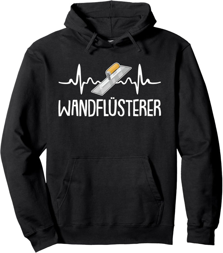 Stuckateur Gipser Spachtel Herzschlag Verputzer Pullover Hoodie