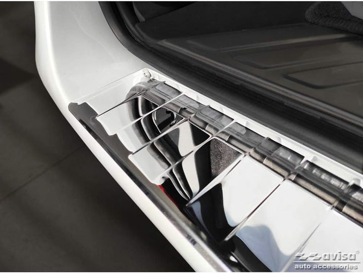 Avisa Chrom Edelstahl Heckstossstangenschutz kompatibel mit Mercedes Vito/V-Klasse 2014-2019 & Facel