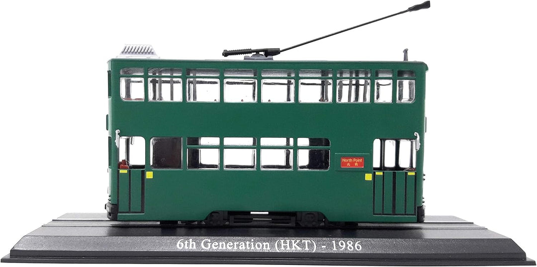 Atlas Strassenbahn Hong Kong Tram 6. Generation 1986 Standmodell ohne Funktion Miniaturmodell Kunsts