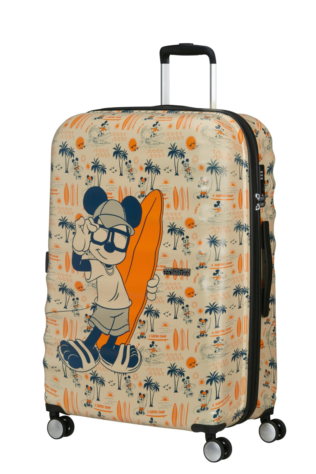 American Tourister Wavebreaker Disney - Mickey Mouse Hartschalenkoffer Mittelgross (67 cm), Reisekof