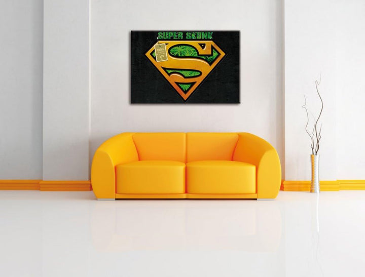 Super organic Black Format: 100x70auf Leinwand, XXL riesige Bilder fertig gerahmt mit Keilrahmen, Ku