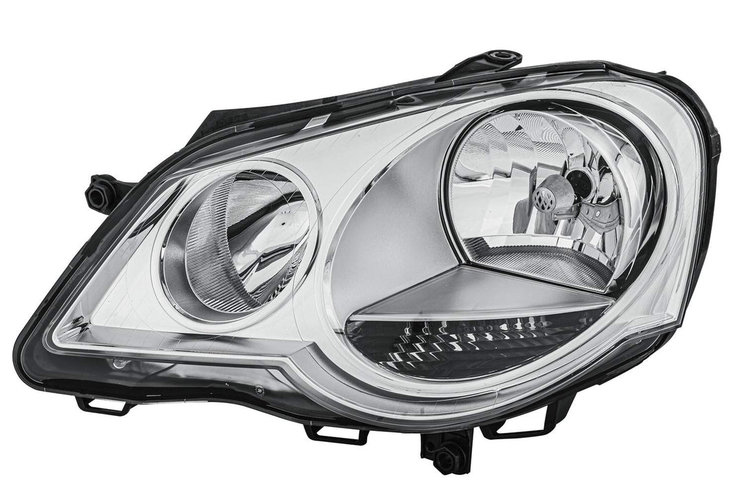HELLA 1EE 247 019-171 FF/Halogen-Hauptscheinwerfer - links - für u.a. VW Polo (9N_), Links