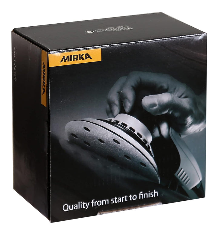 Mirka Gold Universal-Schleifpapier Ø 125mm Klett 19-Loch / Korn P180, 100 Stk / Zum Schleifen von Gi