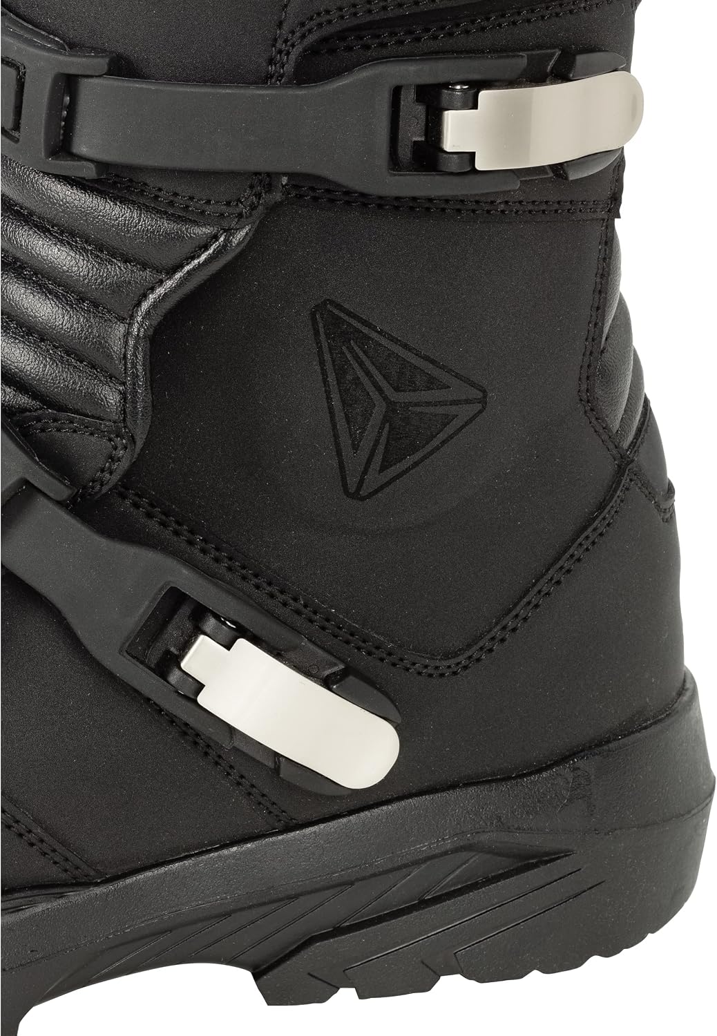 Pharao Robson WP Damen Motorradstiefel Kurz - Atmungsaktiv - Wasserabweisend 39 EU Schwarz, 39 EU Sc