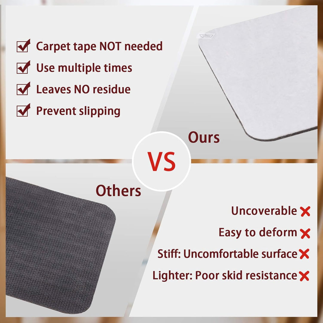 MBIGM 15er Set Stufenmatten 20 cm X 76 cm Treppenteppich Selbstklebend Sicherheit Stufenteppich für