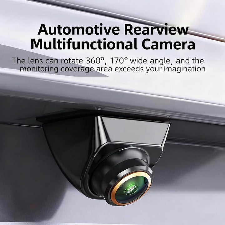 1080P 170° Weitwinkel Nachtsicht Rückfahrkamera,360° Drehbar, IP69 Wasserdicht,Kompatibel mit LCD/TF