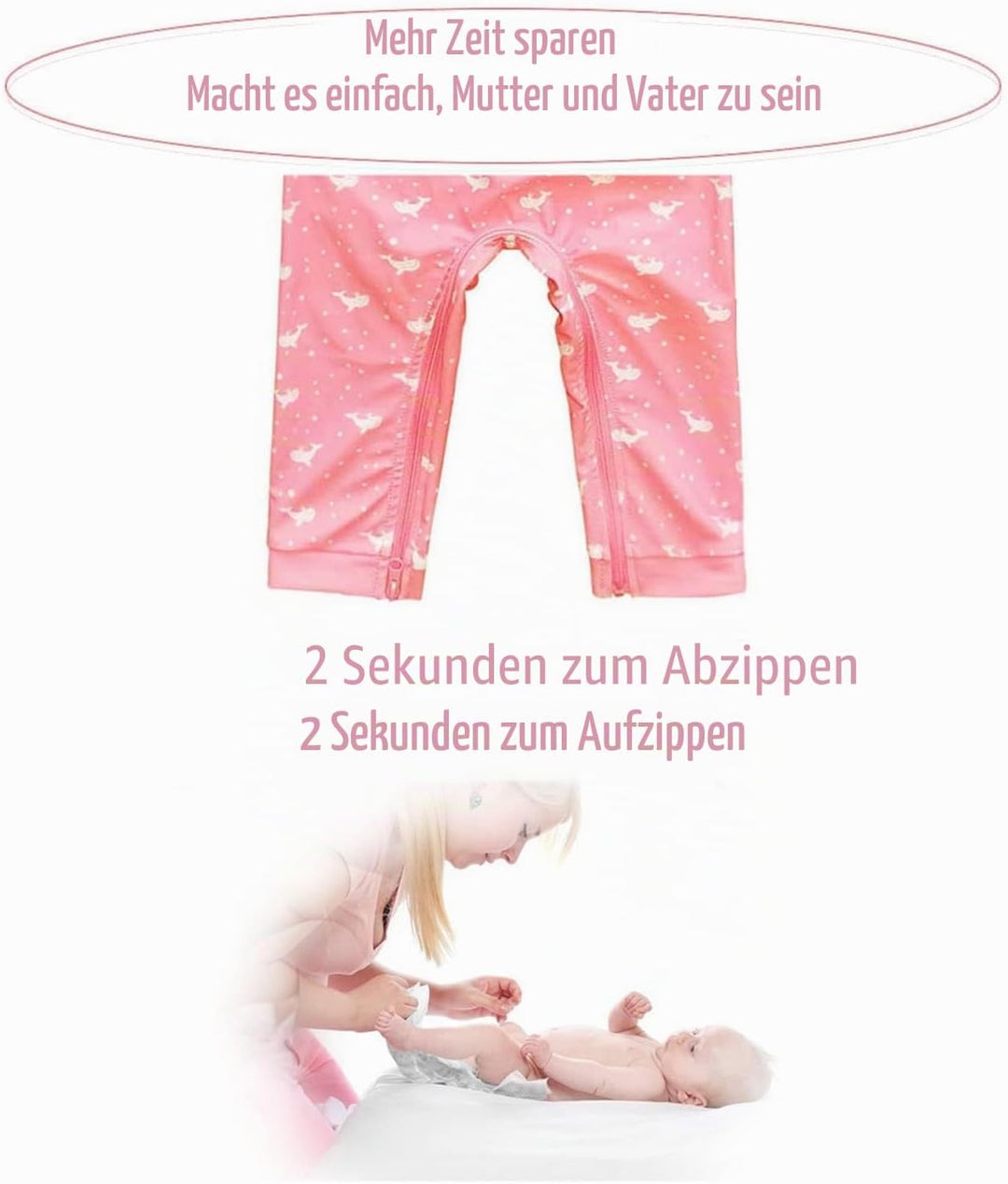 weVSwe Baby Mädchen Langarm Badeanzug UV-Schutz UPF 50+ Einteiler mit Kleinkind Sonnenhut Flap Cap 0