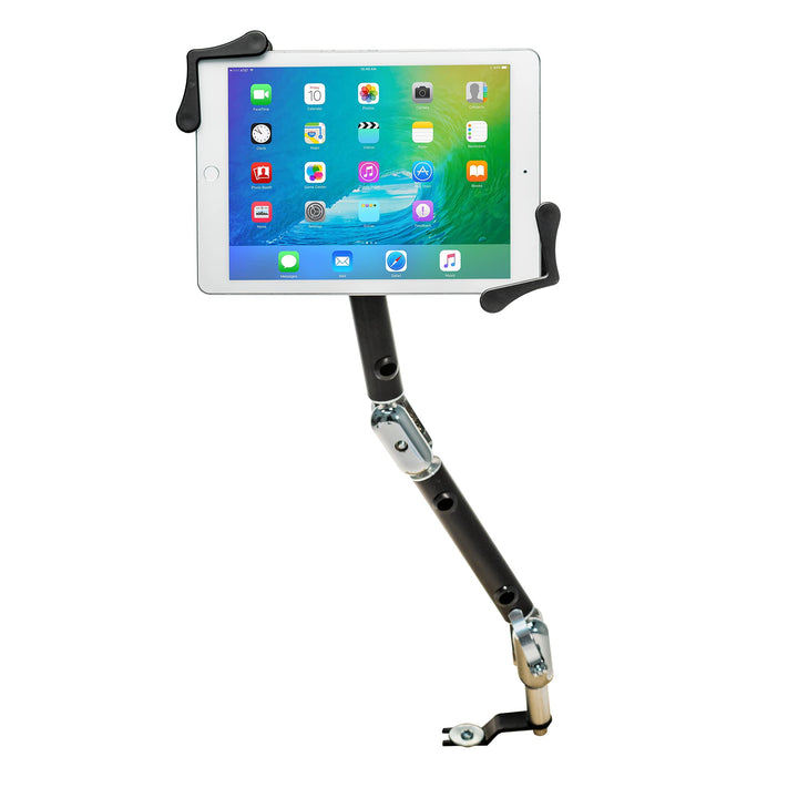 CTA Digital: Multi-Flex, Rotating Tablet Holder, No-Drill Seat Rail Mount for iPad 10.2-Inch (7th &
