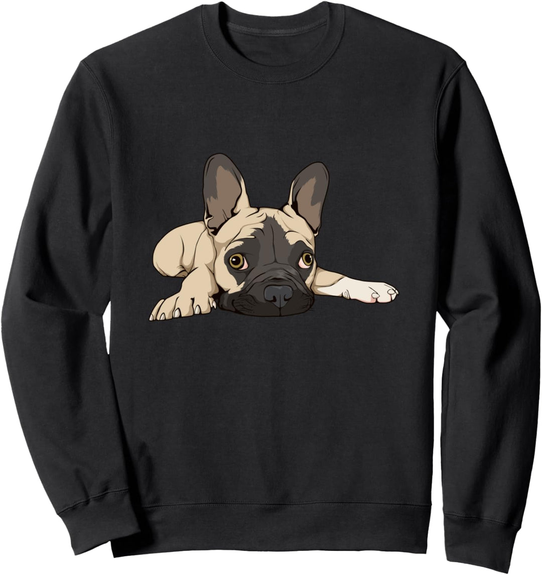 Frenchie Zeichnung Sachen Französische Bulldoggen Sweatshirt