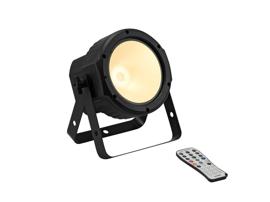 EUROLITE LED SLS-30 COB WW Floor | LED-Floorspot mit 30-W-COB-LED in WW, inkl. IR-Fernbedienung
