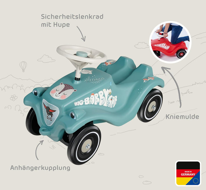 Big Bobby Car Classic Life - Rutschauto ab 1 Jahr, gefertigt aus recyceltem Kunststoff, ergonomische