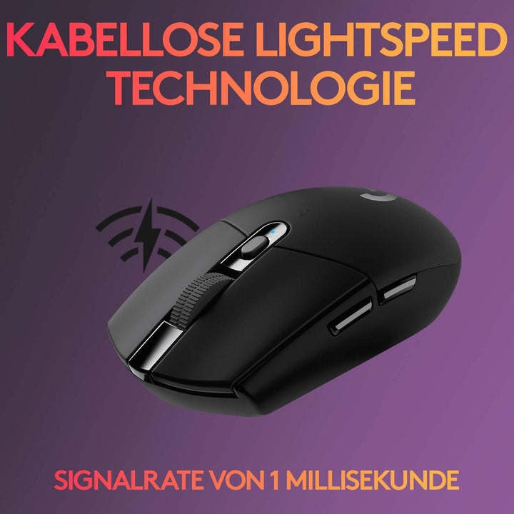 Logitech G305 LIGHTSPEED kabellose Gaming-Maus + Logitech G733 LIGHTSPEED Kabelloses Gaming Headset