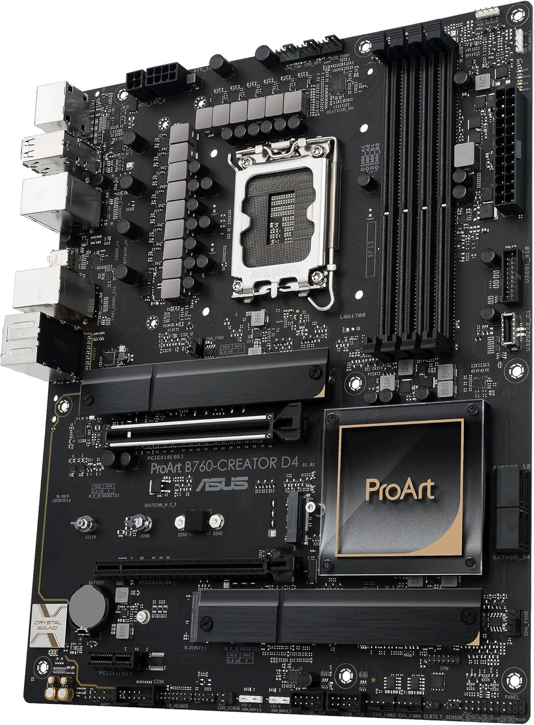 ASUS ProArt B660-CREATOR D4 Mainboard Sockel Intel LGA 1700 (Intel B660, ATX, DDR4 Speicher, PCIe 5.