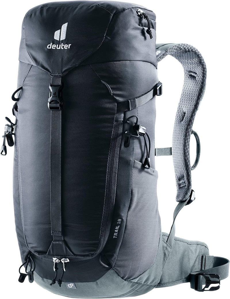 deuter Unisex Trail 18 Wanderrucksack (1er Pack) 18 L Black-shale, 18 L Black-shale