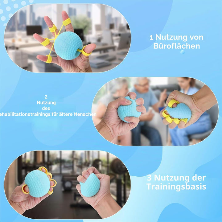 Grip Strength Trainer Ball mit Rutschfester Oberfläche Finger, Handgriffe für Krafttraining, multifu