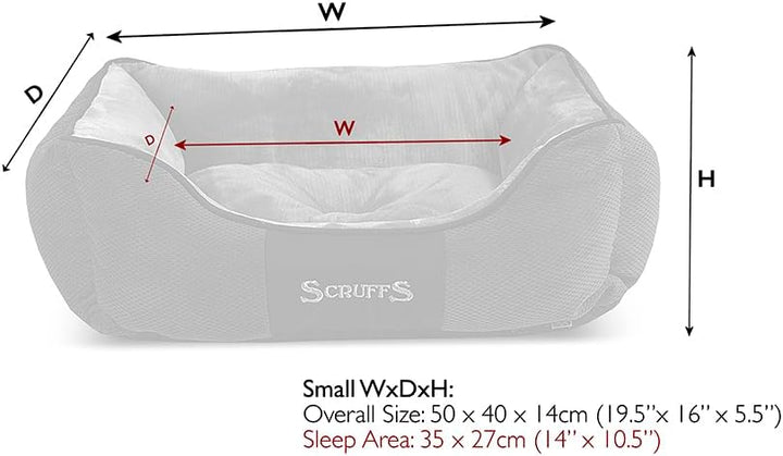 Scruffs 5060319931933 Chester Bed S Choco Braun S 50 x 40 cm, Braun S 50 x 40 cm