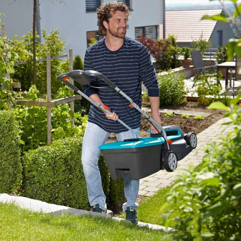 Gardena PowerMax Li-40/32 Akkurasenmäher Set: Mäher bis 280m², 32cm Schnittbreite, 30l Grasfangbehäl